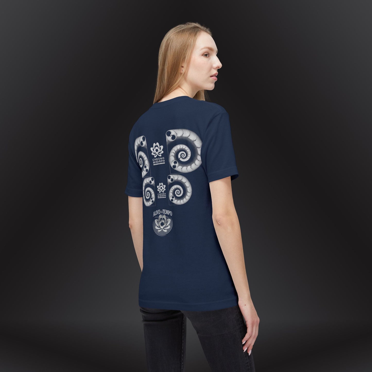 Alive is a Tempo | Chronomorph Studio Minimalist Graphic Tee – Temporal Edition