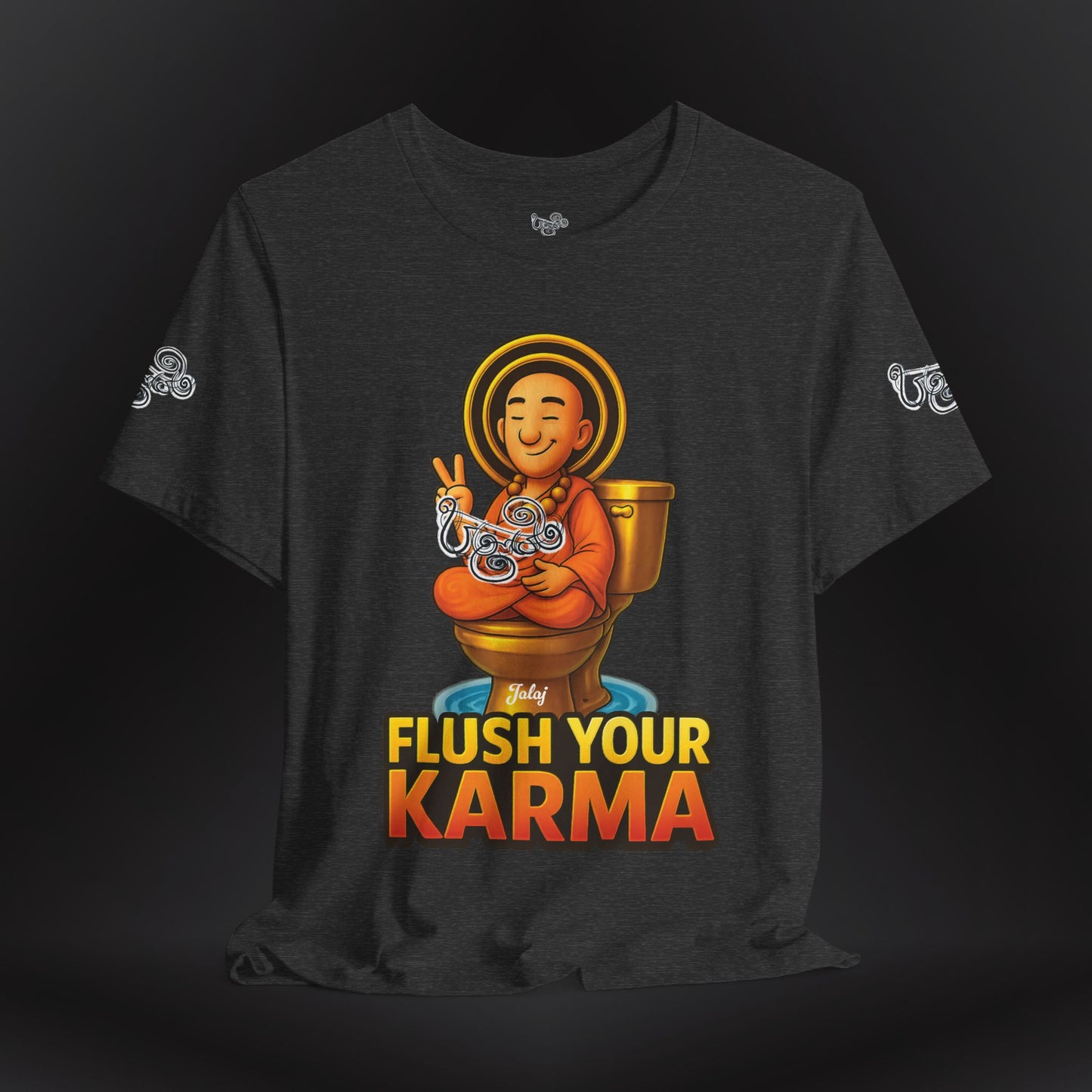“Flush Your Karma / Create Your Reality”  Dual-Sided Graphic Tee
