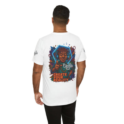 “Flush Your Karma / Create Your Reality”  Dual-Sided Graphic Tee