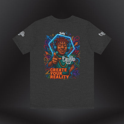 “Flush Your Karma / Create Your Reality”  Dual-Sided Graphic Tee