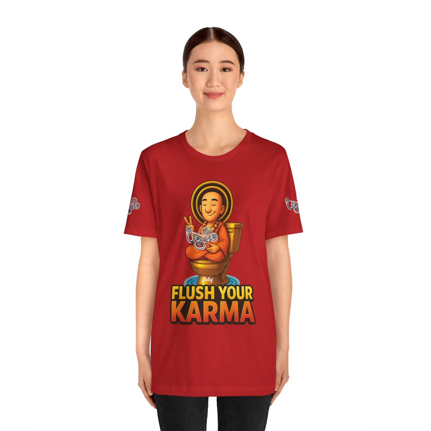 “Flush Your Karma / Create Your Reality”  Dual-Sided Graphic Tee