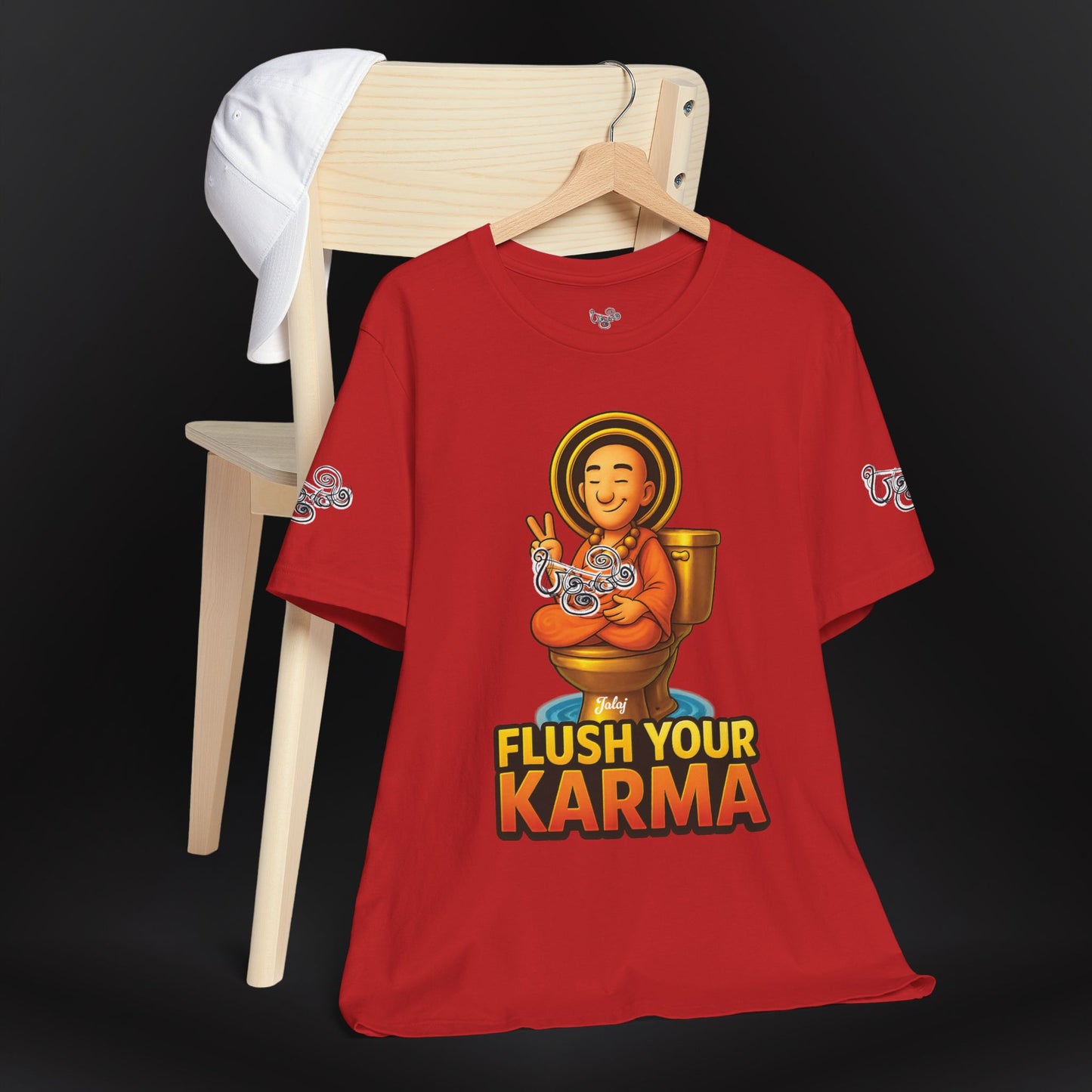 “Flush Your Karma / Create Your Reality”  Dual-Sided Graphic Tee