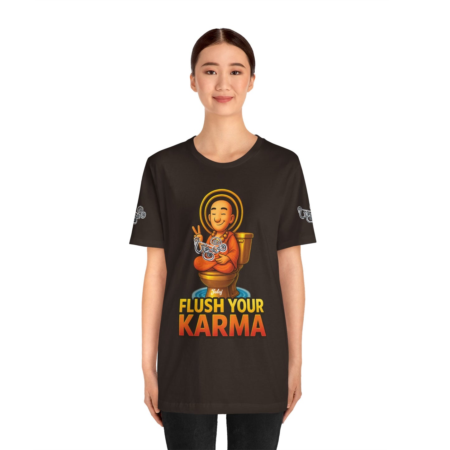 “Flush Your Karma / Create Your Reality”  Dual-Sided Graphic Tee