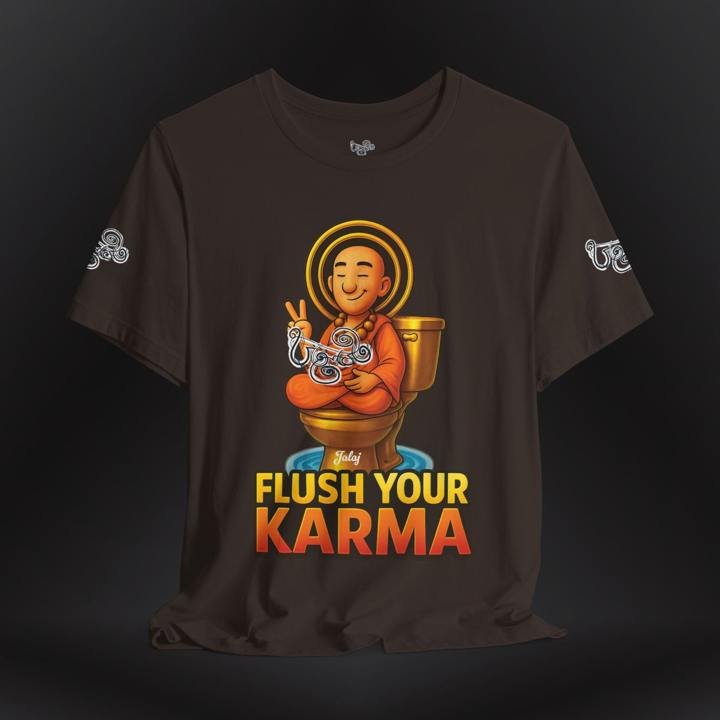 “Flush Your Karma / Create Your Reality”  Dual-Sided Graphic Tee