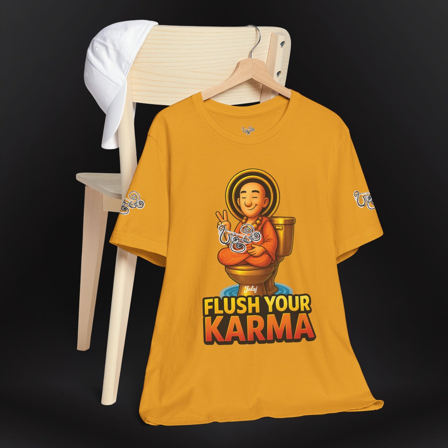 “Flush Your Karma / Create Your Reality”  Dual-Sided Graphic Tee