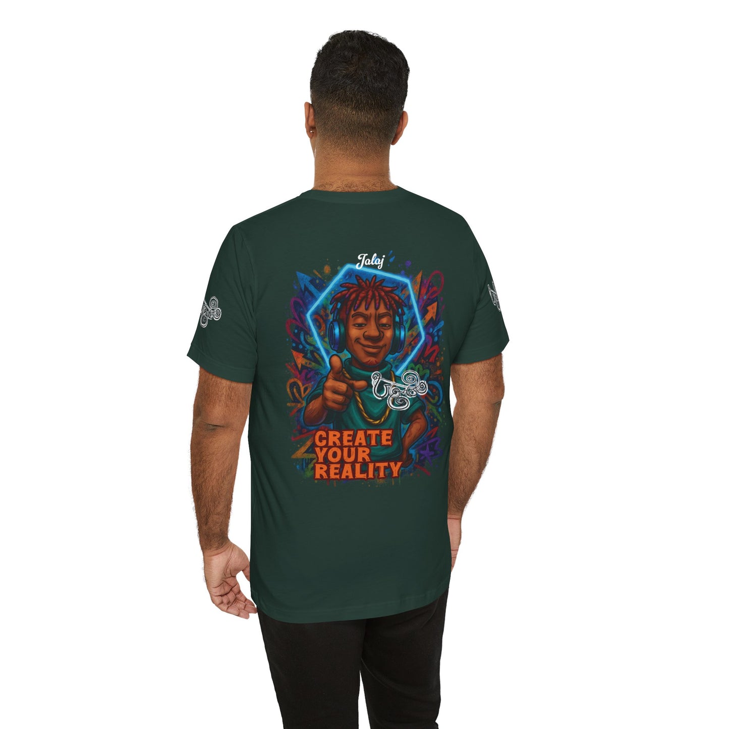 “Flush Your Karma / Create Your Reality”  Dual-Sided Graphic Tee