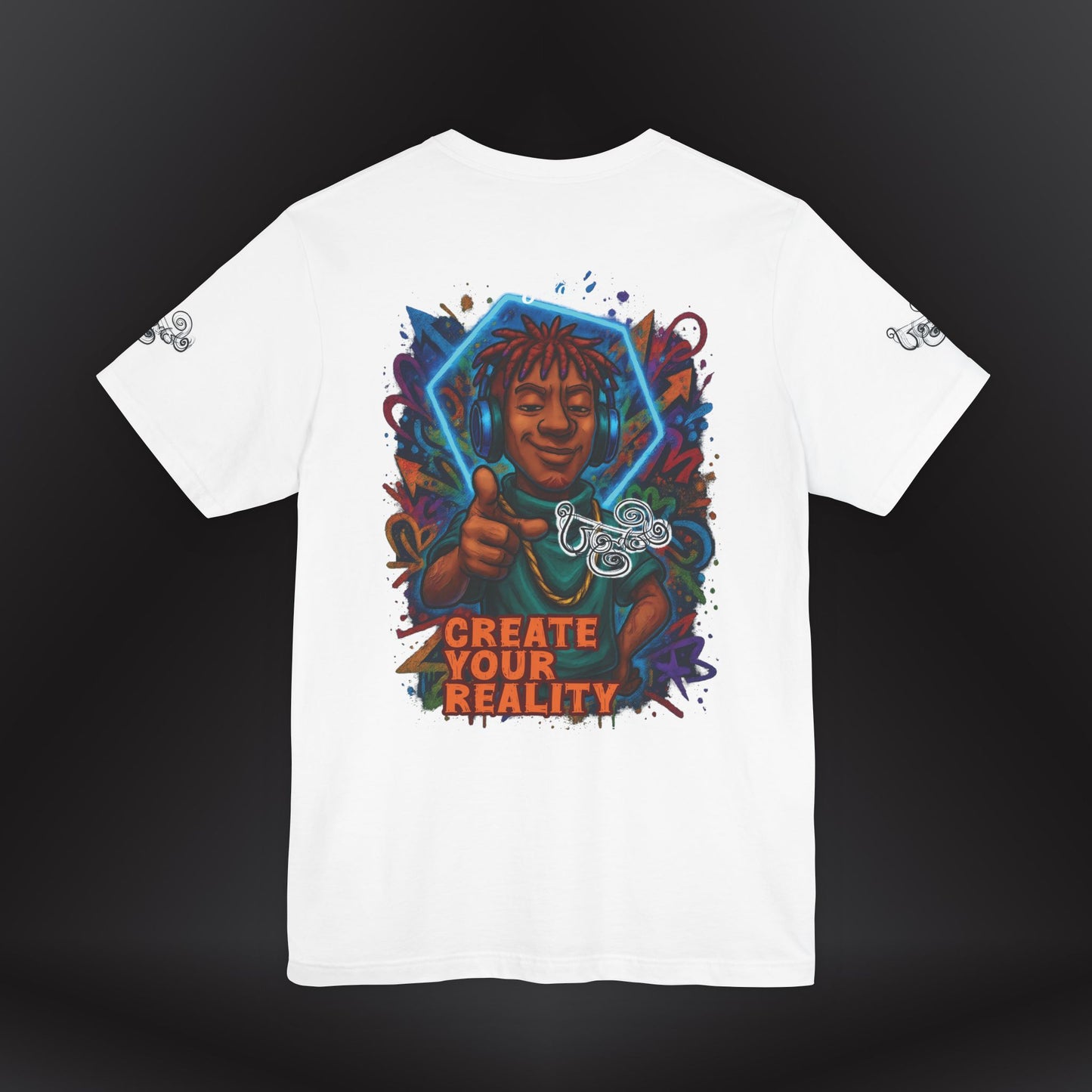 “Flush Your Karma / Create Your Reality”  Dual-Sided Graphic Tee