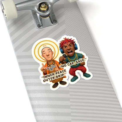 Jalaj: Inner Peace Outer Drip Vinyl Sticker