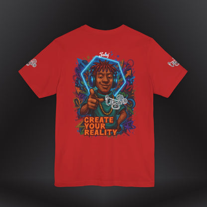 “Flush Your Karma / Create Your Reality”  Dual-Sided Graphic Tee