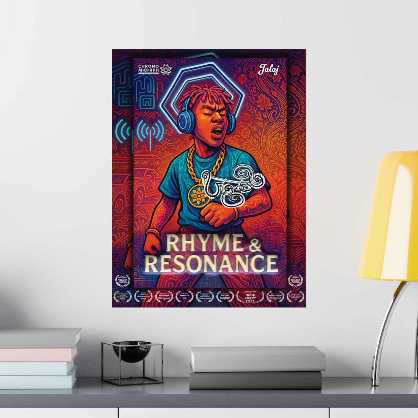 JALAJ Official Poster IV Award-Winning Animated Music Video Art