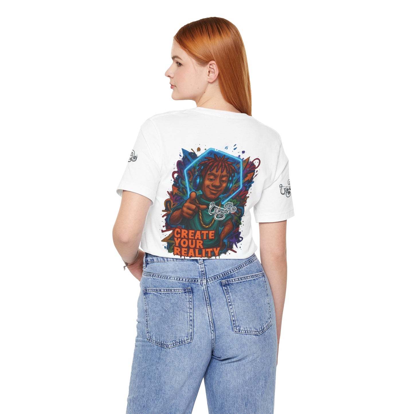 “Flush Your Karma / Create Your Reality”  Dual-Sided Graphic Tee