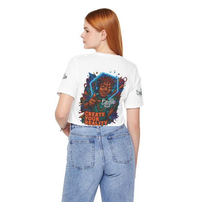 “Flush Your Karma / Create Your Reality”  Dual-Sided Graphic Tee