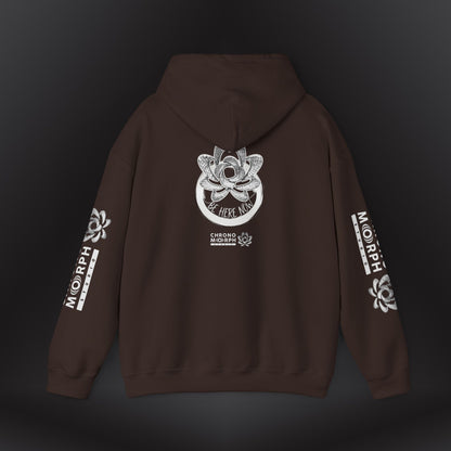Alive is a Tempo x Be Here Now Hoodie | Chronomorph Studio Temporal Series – Dual Graphic Edition