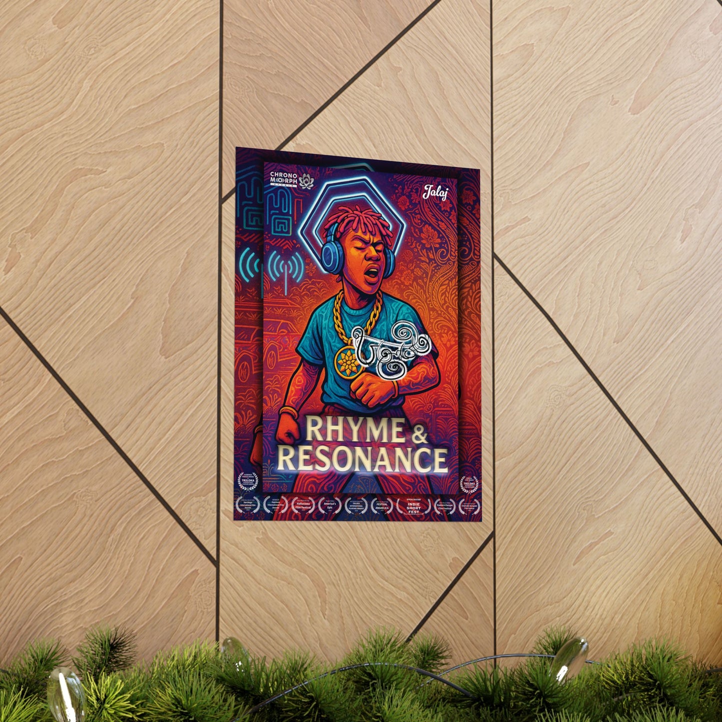 JALAJ Official Poster IV Award-Winning Animated Music Video Art