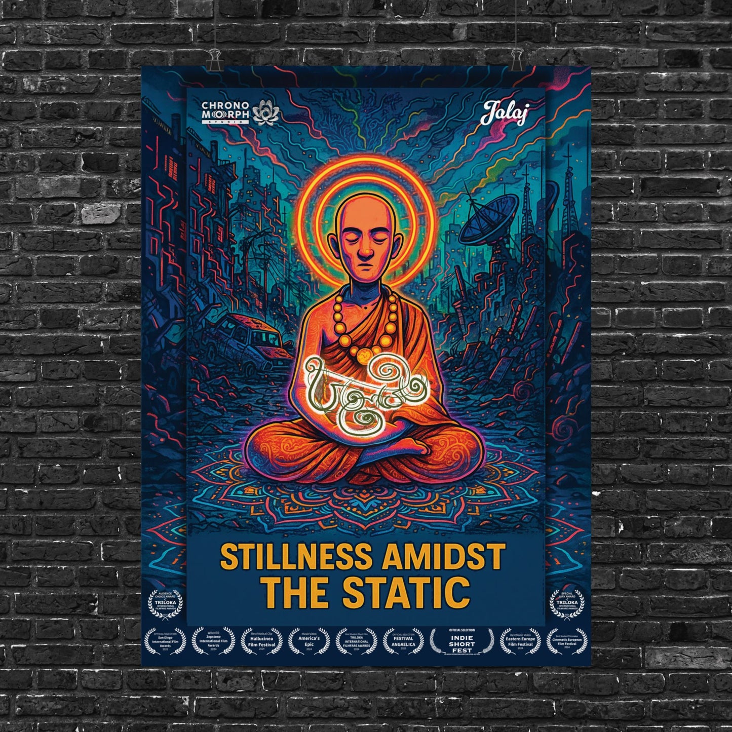 JALAJ Official Poster III Award-Winning Animated Music Video Art