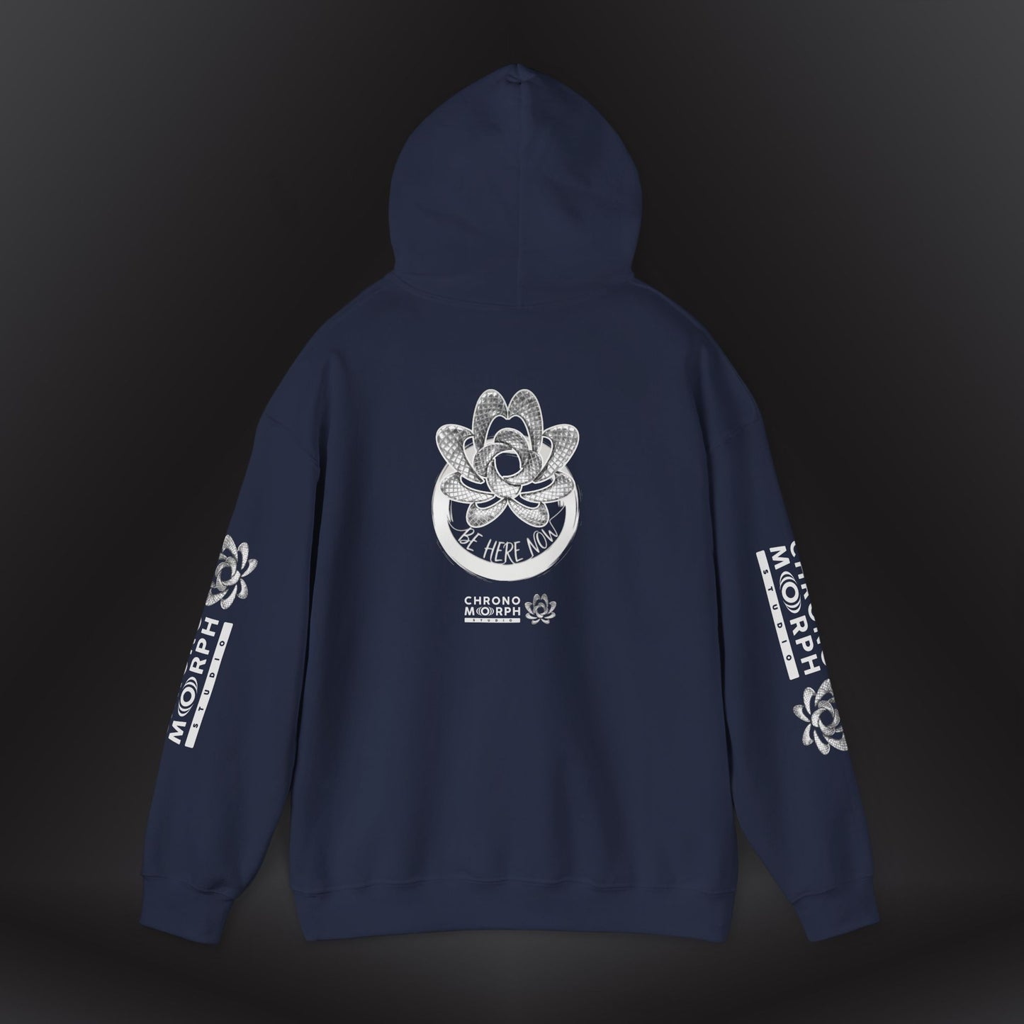 Alive is a Tempo x Be Here Now Hoodie | Chronomorph Studio Temporal Series – Dual Graphic Edition