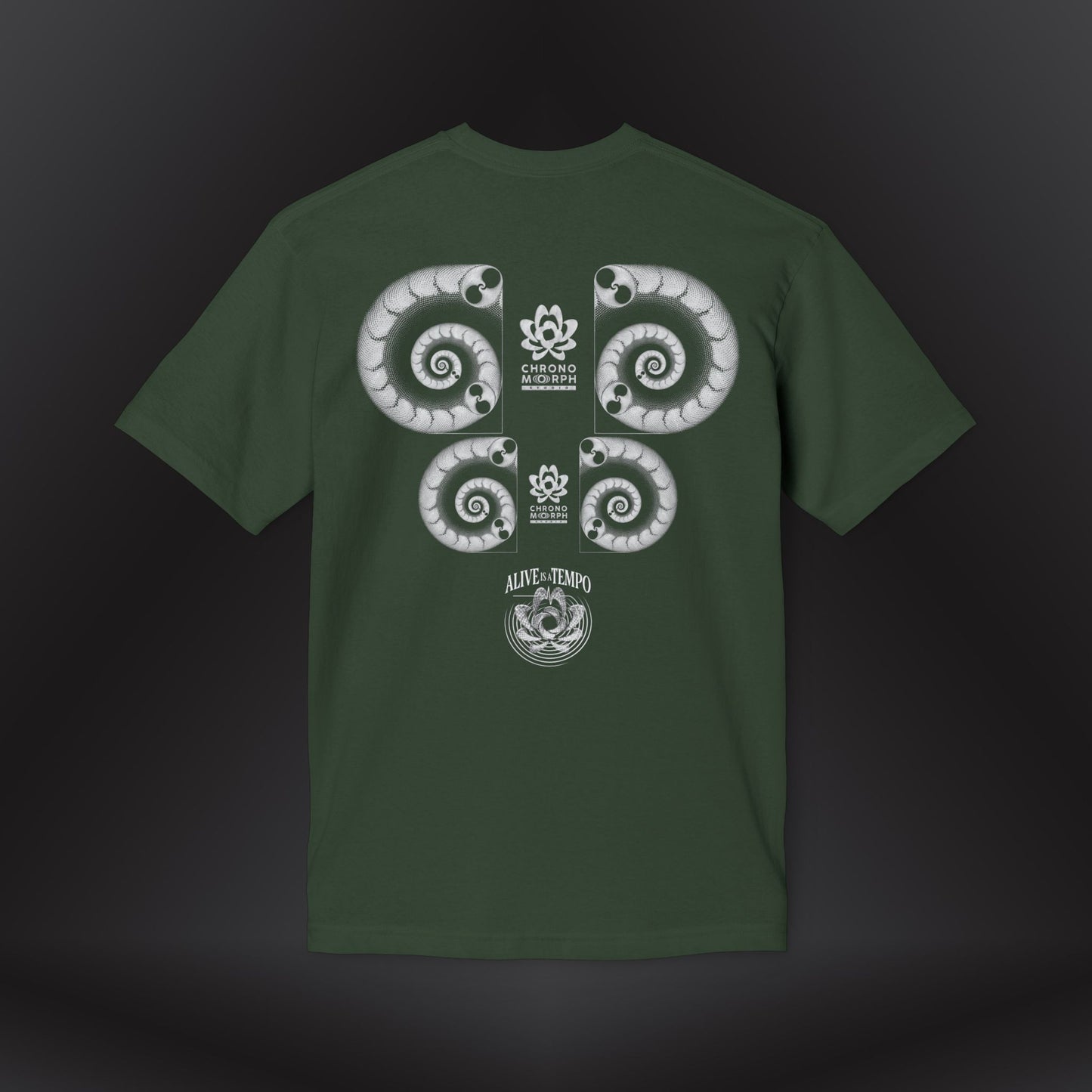 Alive is a Tempo | Chronomorph Studio Minimalist Graphic Tee – Temporal Edition