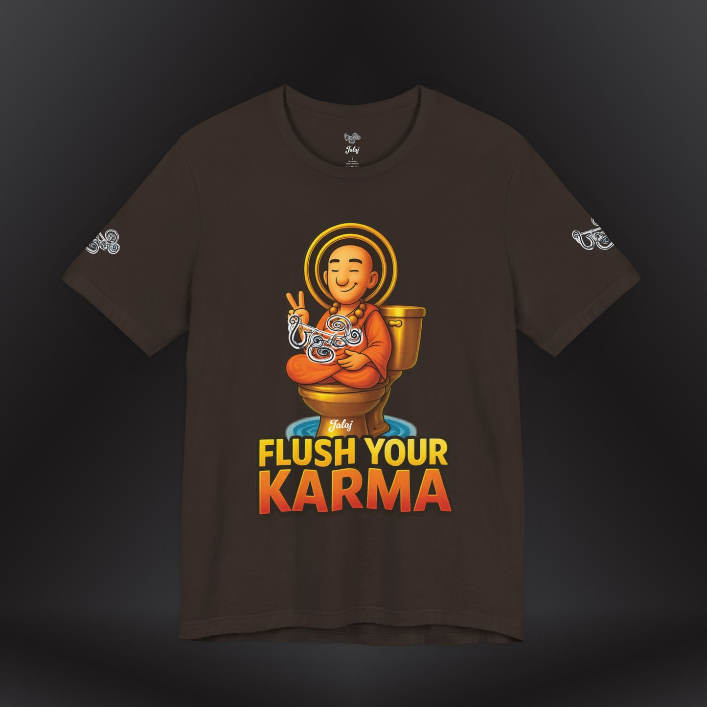 “Flush Your Karma / Create Your Reality”  Dual-Sided Graphic Tee