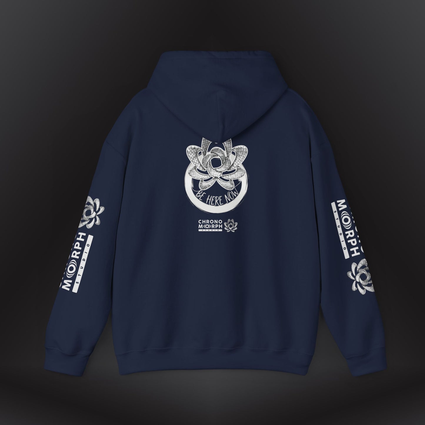 Alive is a Tempo x Be Here Now Hoodie | Chronomorph Studio Temporal Series – Dual Graphic Edition