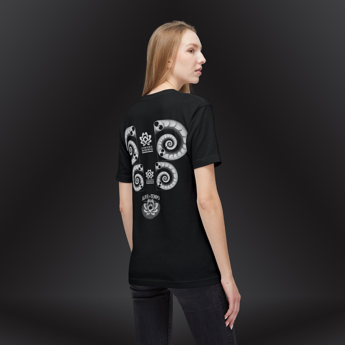 Alive is a Tempo | Chronomorph Studio Minimalist Graphic Tee – Temporal Edition