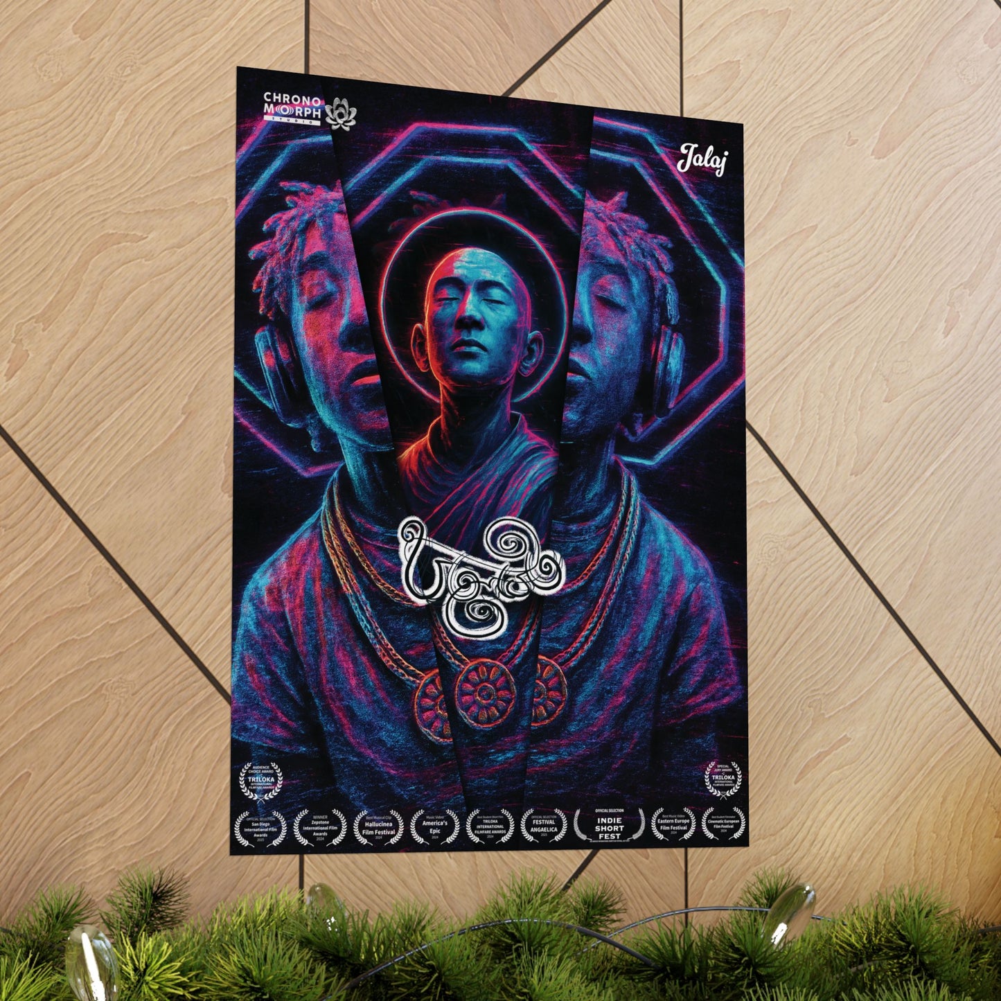 JALAJ Official Poster – Award-Winning Animated Music Video Art