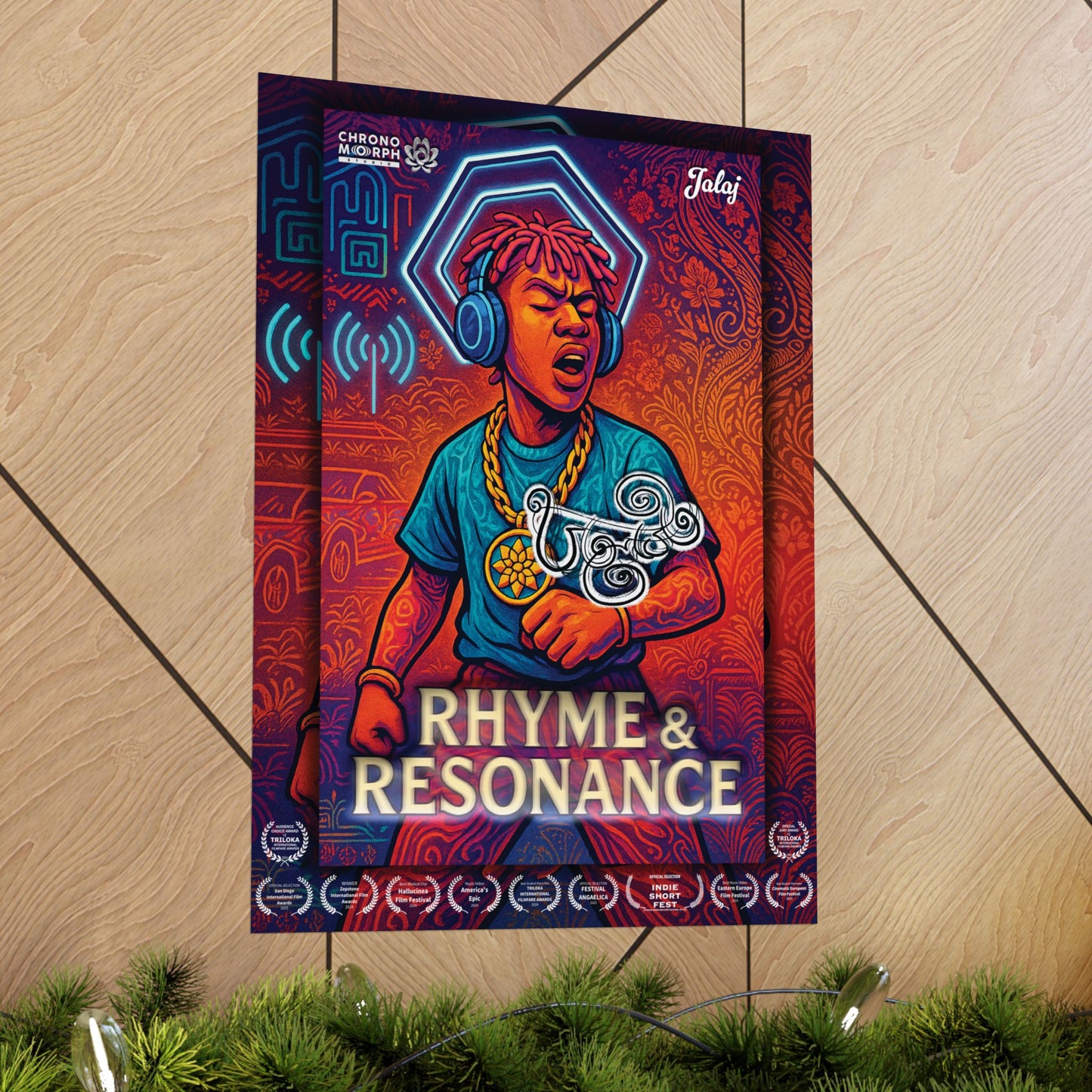 JALAJ Official Poster IV Award-Winning Animated Music Video Art