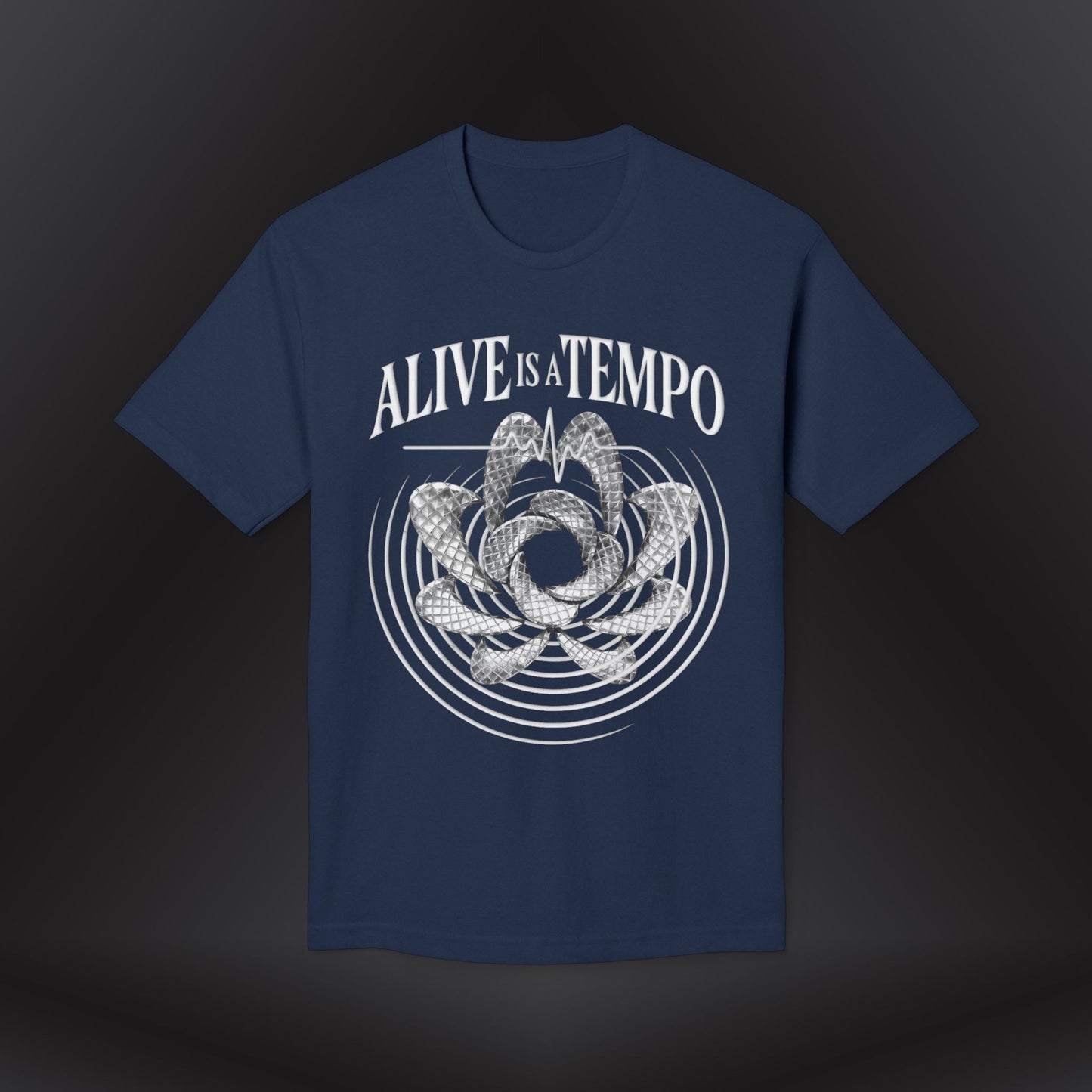 Alive is a Tempo | Chronomorph Studio Minimalist Graphic Tee – Temporal Edition