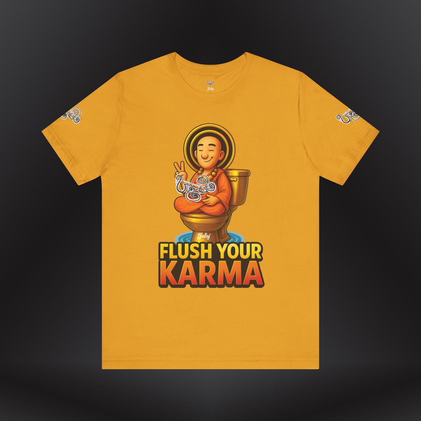 “Flush Your Karma / Create Your Reality”  Dual-Sided Graphic Tee