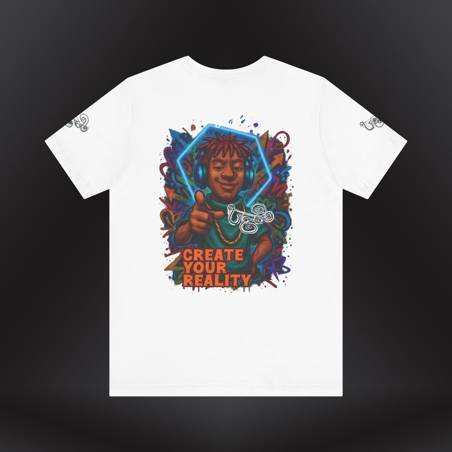 “Flush Your Karma / Create Your Reality”  Dual-Sided Graphic Tee