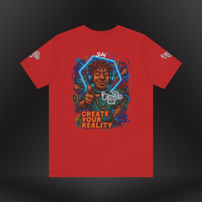 “Flush Your Karma / Create Your Reality”  Dual-Sided Graphic Tee