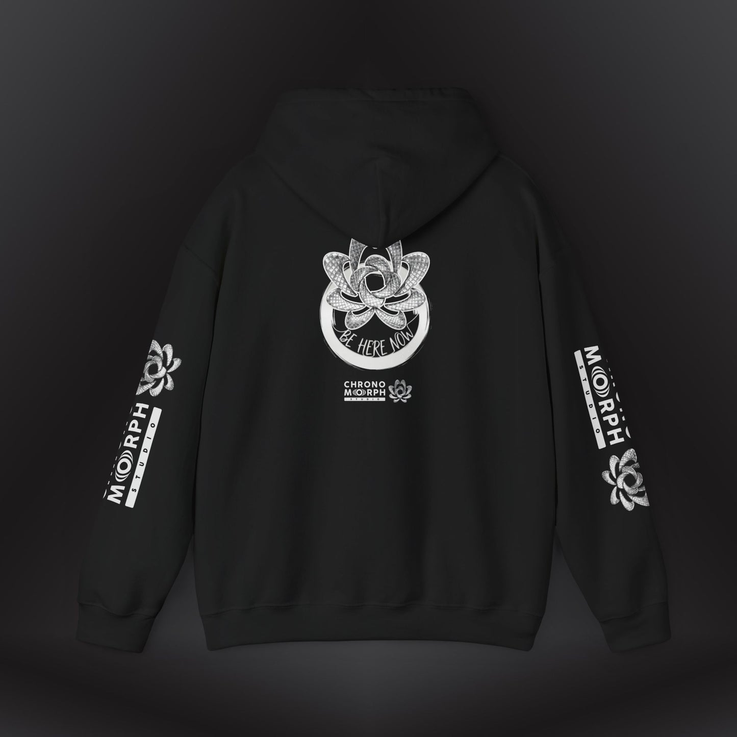 Alive is a Tempo x Be Here Now Hoodie | Chronomorph Studio Temporal Series – Dual Graphic Edition