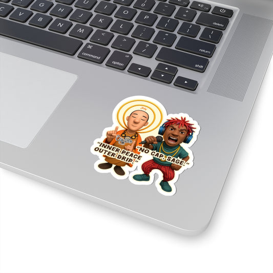 Jalaj: Inner Peace Outer Drip Vinyl Sticker