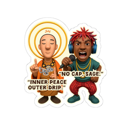 Jalaj: Inner Peace Outer Drip Vinyl Sticker