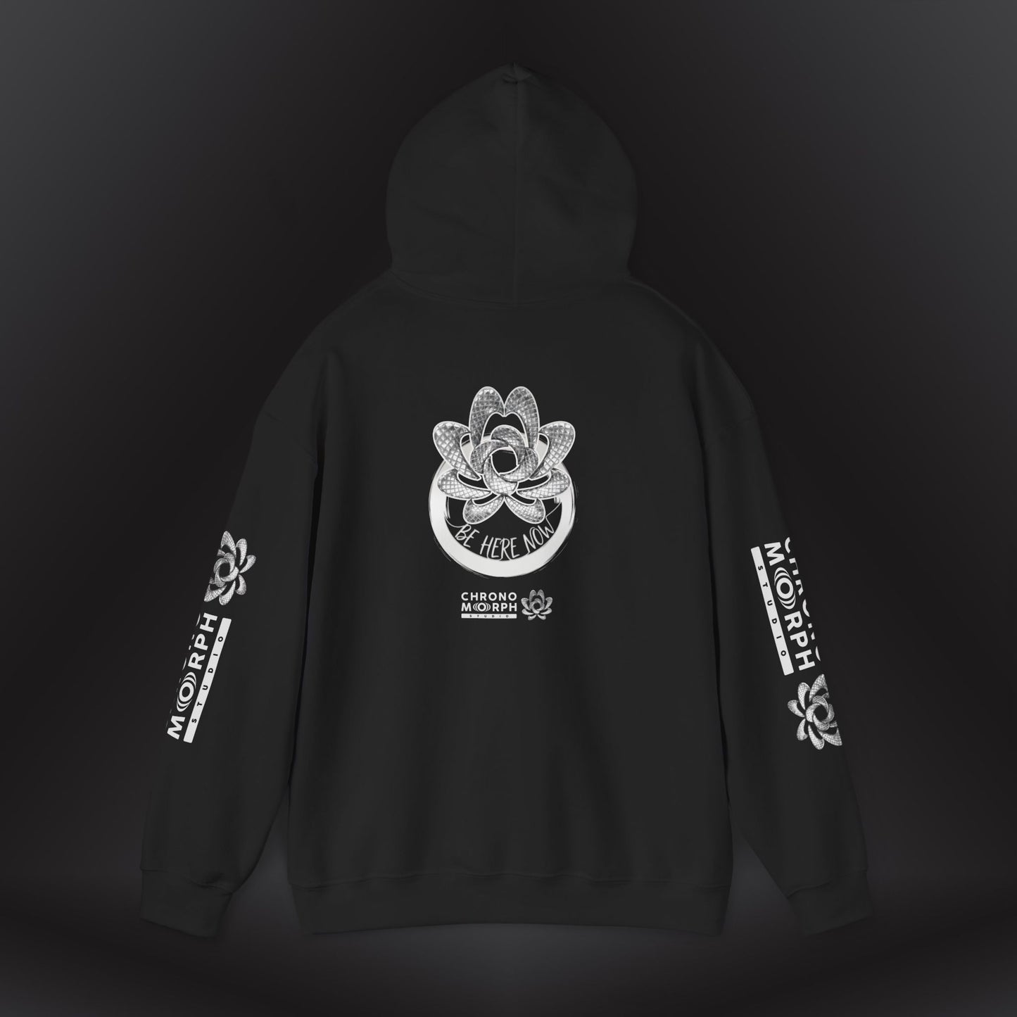 Alive is a Tempo x Be Here Now Hoodie | Chronomorph Studio Temporal Series – Dual Graphic Edition